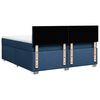 vidaXL Posteľn&yacute; r&aacute;m boxspring s matracom modr&yacute; 180x200 cm l&aacute;tka