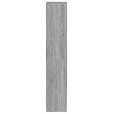 vidaXL Botník sivý dub sonoma 54x34x183 cm spracované drevo