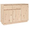 vidaXL Komoda 110x34x75 cm borovicov&yacute; mas&iacute;v