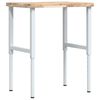 vidaXL Pracovn&yacute; st&ocirc;l 80x60x(73-99,5) cm mas&iacute;vna ak&aacute;cia obdĺžnik