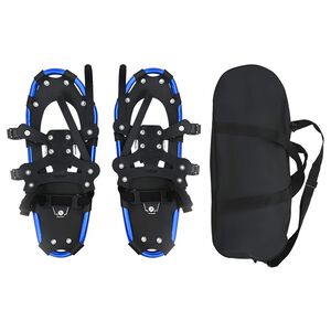 vidaXL 3 v 1 snežnice Modr&aacute; a čierna 53,5 x 21 cm Hlin&iacute;k a HDPE