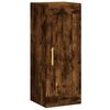 vidaXL Vysok&aacute; skrinka dymov&yacute; dub 34,5x34x180 cm spracovan&eacute; drevo