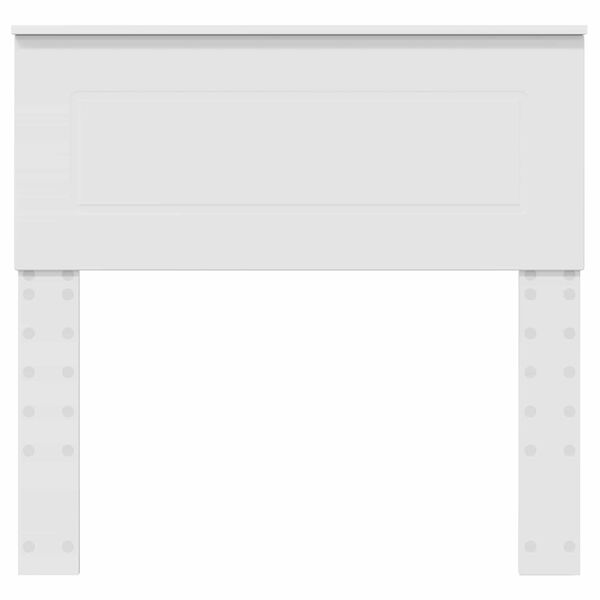 vidaXL Zadn&eacute; čelo Biela 80 cm Kompozitn&eacute; drevo