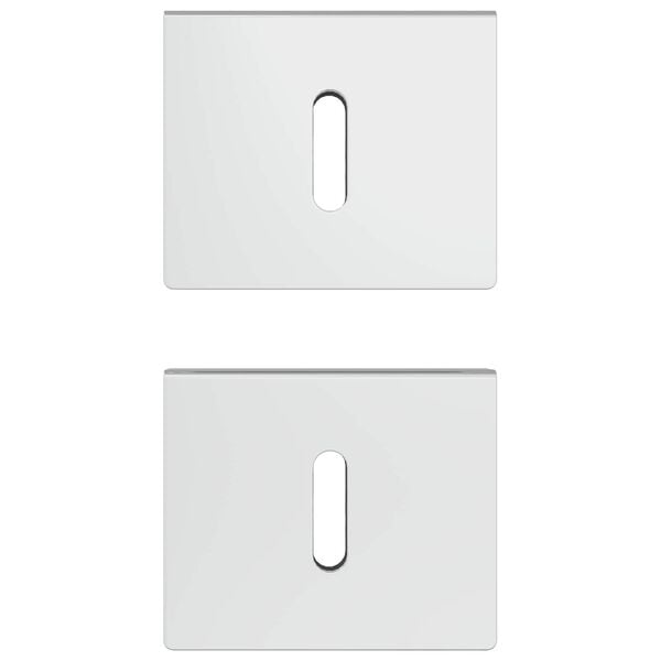 vidaXL Držiak na zrkadlo 12 pcs Niklov&aacute; 35 x 30 x 8,3 mm Oceľ