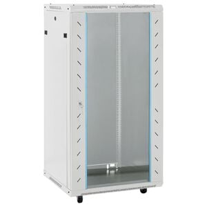 vidaXL 15U N&aacute;stenn&aacute; serverov&aacute; skriňa 19" IP20 siv&aacute; 60x60x120cm