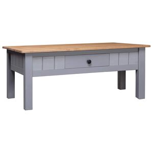 vidaXL Konferenčn&yacute; stol&iacute;k, siv&yacute; 100x60x43,5 cm, borovica Panama Range