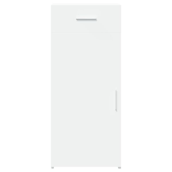 vidaXL Komoda biela 40x42,5x93 cm kompozitn&eacute; drevo