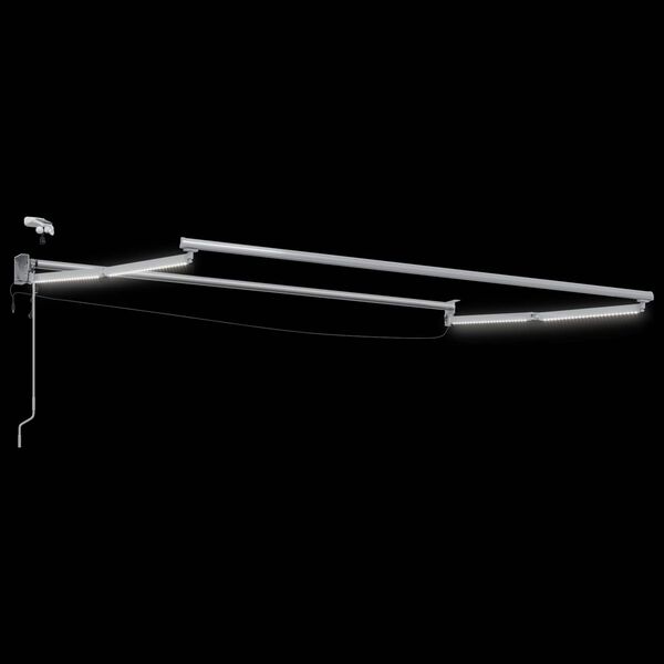 vidaXL Elektrick&aacute; Retrakovateľn&aacute; Mark&iacute;za Červen&aacute; 3,5 x 2 m