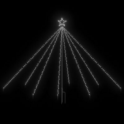 vidaXL LED vodopádové svetlá na vianočný stromček interiér a exteriér 400 LED diód 2,5 m