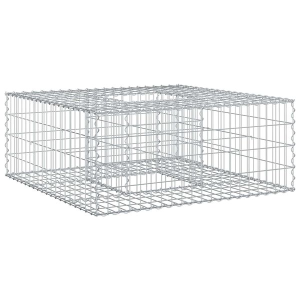 vidaXL Gabi&oacute;nov&aacute; vyv&yacute;&scaron;en&aacute; posteľ Strieborn&aacute; 100 x 100 x 40 cm