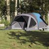 vidaXL Rodinný stan tunelový 6 osôb modrý vodeodolný