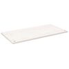 vidaXL Doska stol&iacute;ka biela 100x60x2,5 cm mas&iacute;vne borovicov&eacute; drevo
