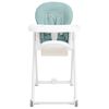 vidaXL Detsk&aacute; vysok&aacute; stolička tyrkysov&aacute; hlin&iacute;kov&aacute;