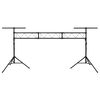 vidaXL Osvetľovac&iacute; stojan čierny 438x115x(180-300) cm oceľ