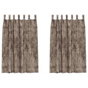 vidaXL Sametov&eacute; z&aacute;vesy 2 ks Kapuč&iacute;nov&aacute; 175 x 140 cm Zamat