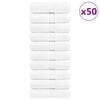 vidaXL Pr&eacute;miov&eacute; um&yacute;vacie utierky SOLUND 50 ks biele 30x30 cm 600 g/m&sup2;