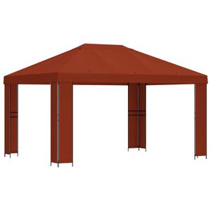 vidaXL Alt&aacute;nok 4 &times; 3 m Tehlov&aacute; Polyester a oceľ 190 gsm