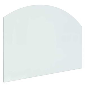 vidaXL Sklenen&aacute; doska krbu Priehľadn&aacute; 80 x 60 cm Sklo