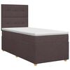 vidaXL Posteľ boxspring s matracom Tmavohned&aacute; 80 x 200 cm L&aacute;tka