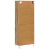 vidaXL Highboard 2 pcs Remeseln&yacute; dub Kompozitn&eacute; drevo