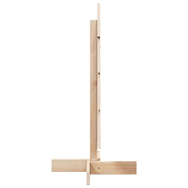 vidaXL Drevený vianočný stromček na dekoráciu 80 cm masívna borovica