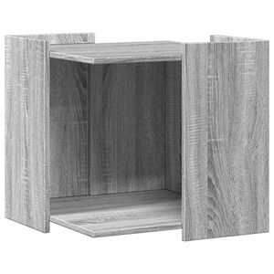 vidaXL Uzavret&yacute; box na stelivo siv&aacute; sonoma 53x53x51cm kompozitn&eacute; drevo