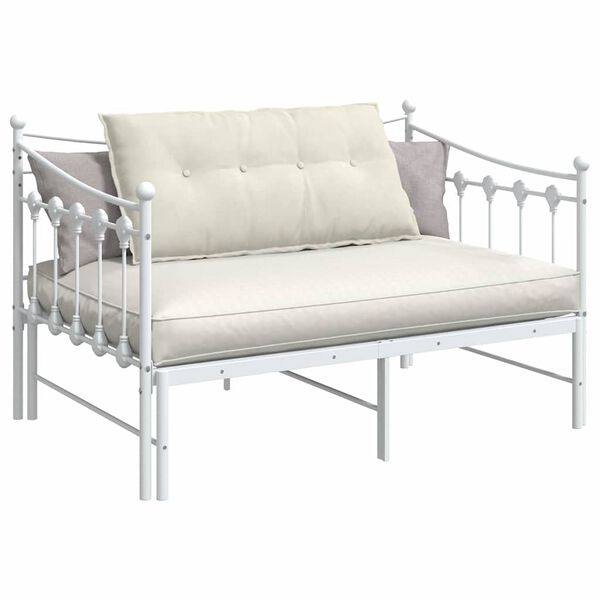 vidaXL Podu&scaron;ka na chrb&aacute;t Kr&eacute;mov&aacute; 100 x 50 cm Kord&uacute;rov&aacute; tkanina