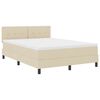 vidaXL Posteľ s pružinov&yacute;m r&aacute;mom Kr&eacute;mov&aacute; 140 x 190 cm l&aacute;tka