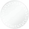 vidaXL K&uacute;peľňov&eacute; LED zrkadlo 70 cm