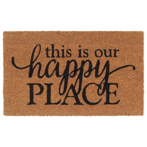 vidaXL Rohožka pr&iacute;rodn&aacute; 45x75 cm v&scaron;&iacute;van&eacute; kokosov&eacute; vl&aacute;kno