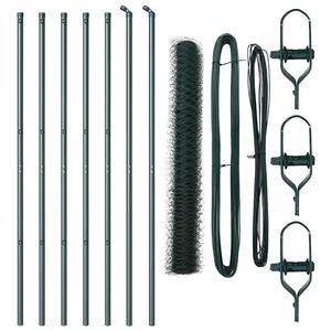 vidaXL Stĺp na plot. Zelen&aacute;