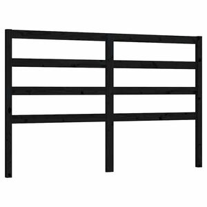 vidaXL Čelo postele čierne 166x4x100 cm mas&iacute;vna borovica