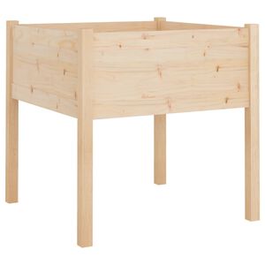 vidaXL Z&aacute;hradn&yacute; kvetin&aacute;č 70x70x70 cm borovicov&yacute; mas&iacute;v