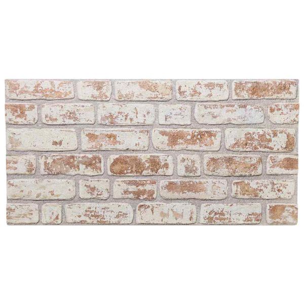 vidaXL 3D n&aacute;stenn&eacute; panely 10 ks červeno-biele 100x50 cm EPS