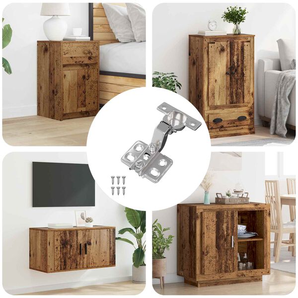 vidaXL P&aacute;nt 12 pcs Niklov&aacute; 85 x 52,5 x 9,5 mm Železo