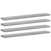 vidaXL N&aacute;stenn&eacute; police 4 ks siv&eacute; sonoma 60x10x1,5 cm kompozitn&eacute; drevo