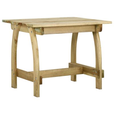 vidaXL Záhradný stôl 110x74x75 cm impregnované borovicové drevo