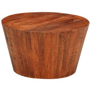 vidaXL Konferenčn&yacute; stol&iacute;k &Oslash;52x30 cm mas&iacute;vne hrub&eacute; mangovn&iacute;kov&eacute; drevo