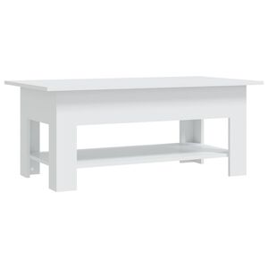 vidaXL Konferenčn&yacute; stol&iacute;k biely 102x55x42 cm drevotrieska