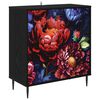 vidaXL Serv&iacute;rovacia skriňa KIEL Čierny dub 69 x 33 x 76 cm