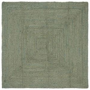vidaXL Kusov&eacute; koberce Obdĺžnikov&yacute; Olivovo zelen&aacute; 160 x 160 cm Juta