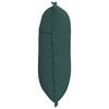 vidaXL Poduška na chrbát Tmavozelená 50 x 19 x 45 cm látka