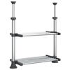 vidaXL Kuchynsk&aacute; polica 50x25x(50-70) cm hlin&iacute;k