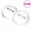vidaXL Sada odznakov so &scaron;pendl&iacute;kmi 100 s&aacute;d akrylov&aacute; 44 mm