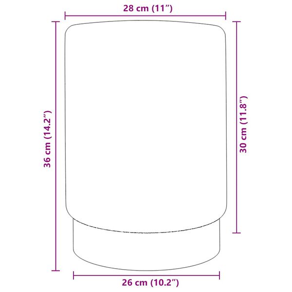 vidaXL Stolička modr&aacute; a zlat&aacute; zamat 28 x 36 cmov&aacute;