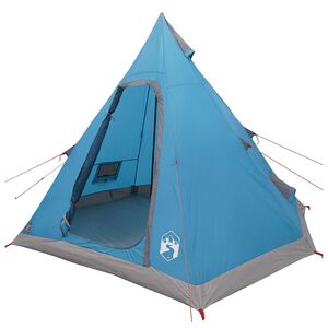 vidaXL 3 osoba Modr&aacute; 185T Polyester s PU n&aacute;terom