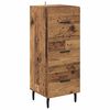 vidaXL Highboard Star&eacute; drevo 34,5 x 34 x 180 cm Kompozitn&eacute; drevo
