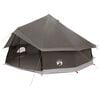 vidaXL Tipi stan Hned&aacute; &Scaron;ed&aacute; 600 x 600 x 350 cm Polyester a oceľ