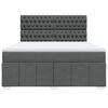 vidaXL Boxspring posteľ s matracom tmavosiv&aacute; 180x200 cm l&aacute;tka