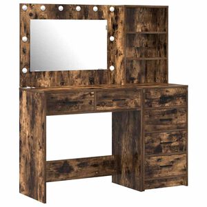 vidaXL Toaletn&yacute; stol&iacute;k 2 ks Hned&aacute; 78.5 x 41 x 135 cm Kompozitn&eacute; drevo